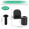 7/16 Inch Screen Door Clips, 12 Pack Window Screen Clip