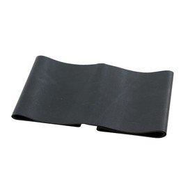 CanDo Singles Low Powder Exercise Band, 4-foot singles, Black: X-Heavy