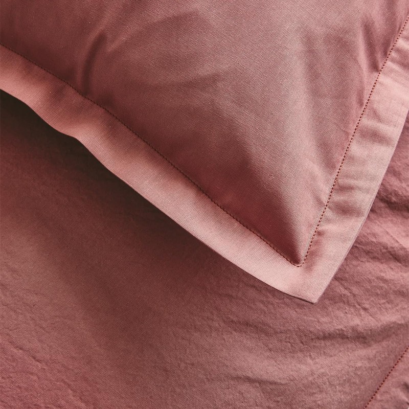 Essix Cotton Flat Sheet Soft Indian Pink 180 x 290