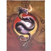 Fantastic Anne Stokes Design Yin Yang Protector Canvas/Wall Plaque