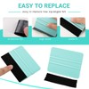 WRAPXPERT Felt Squeegee,10cm Vinyl Wrap Squeegee Tool,Teal Squeegee for Vinyl,Window