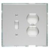 GlassAlike® TV/Cable Acrylic Mirror Plate (3/8" diam. Hole)