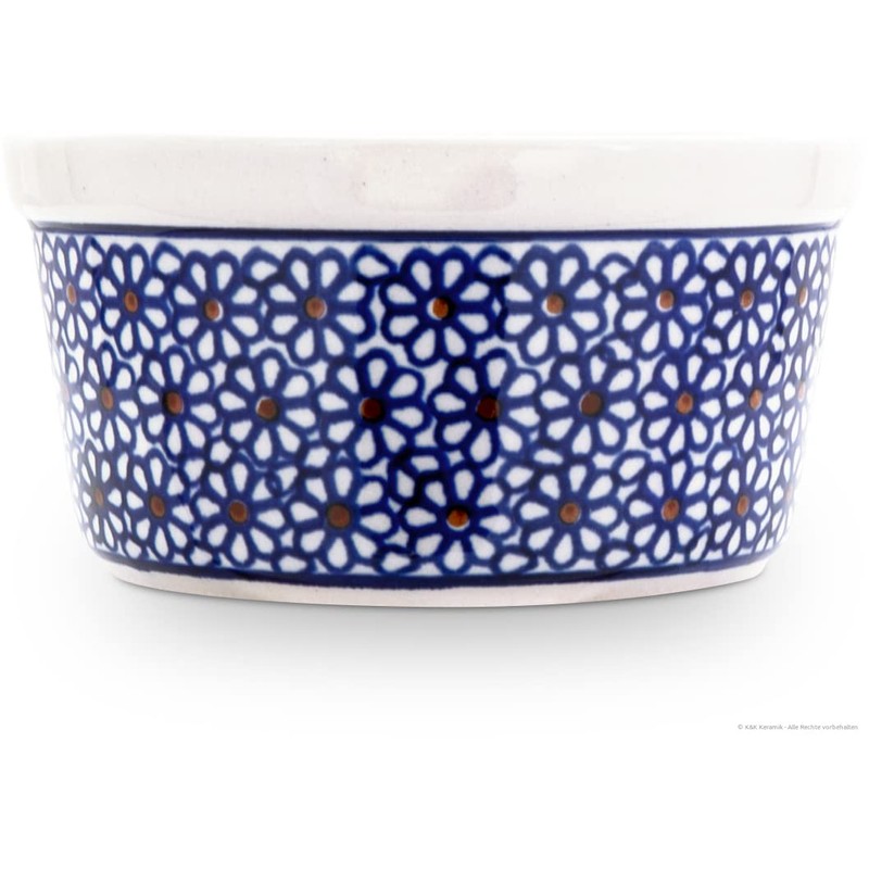 Bunzlauer Keramik Ragout Fin/Crème Brulee Bowl Large Diameter 12.5 cm