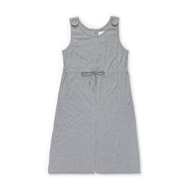 MONICA + ANDY Women's Organic Luxe Maternity Labor Gown, Heather Grey, M/L