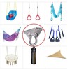 Bow Type Hammock Hanging Kit 304 Stainless Steel Swing Buckle