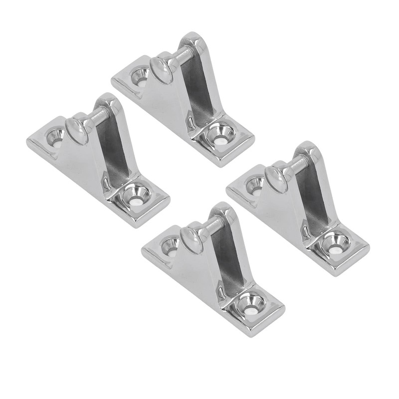 4 Piece Deck Hinge for Boat Top Mounting Accessories, Stainless