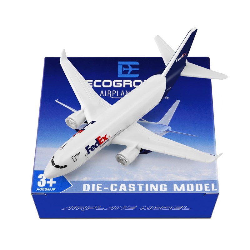 EcoGrowth Model Airplane Fedex plane Plane Model Plane Airplane for
