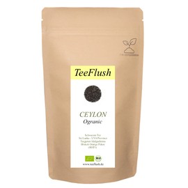 Ceylon Black Tea, Organic, Harvest 2023, Bop1 (Broken Orange Pekoe), Loose Leaves, 100g, Sri Lanka/UVA Diskrit, Tea Garden Indulgashinna, Flavour: Mild Aromatic, Slightly Sweetish