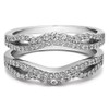 Double Infinity Wedding Ring Guard Enhancer