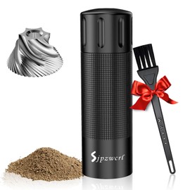 Professional Pepper Grinder Mill Manual - Aluminum Heavy Duty Pepper Mill, Aluminum Spice Grinder with Adjustable Coarseness and Stainless Steel Blade, High Output Black Spice Mill
