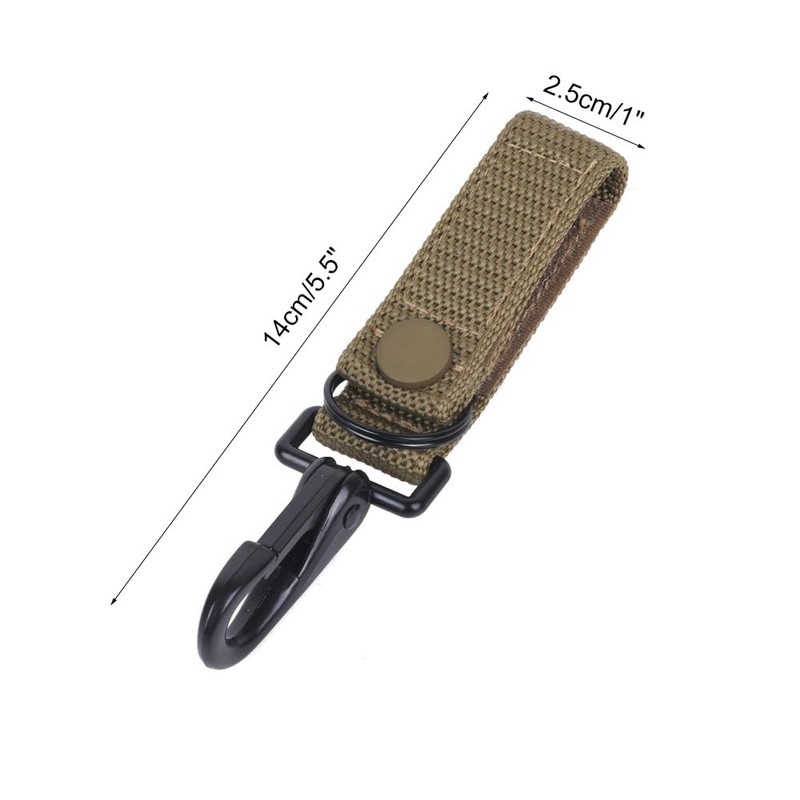 Tactical Molle Key Holders, 2PCS Quick Release Belt Clips with