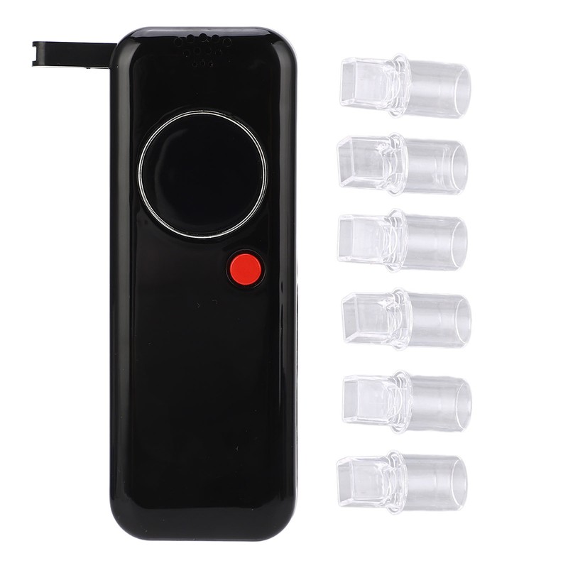 Breath Tester Digital Drunk Meter LCD Display with Audio Alarm