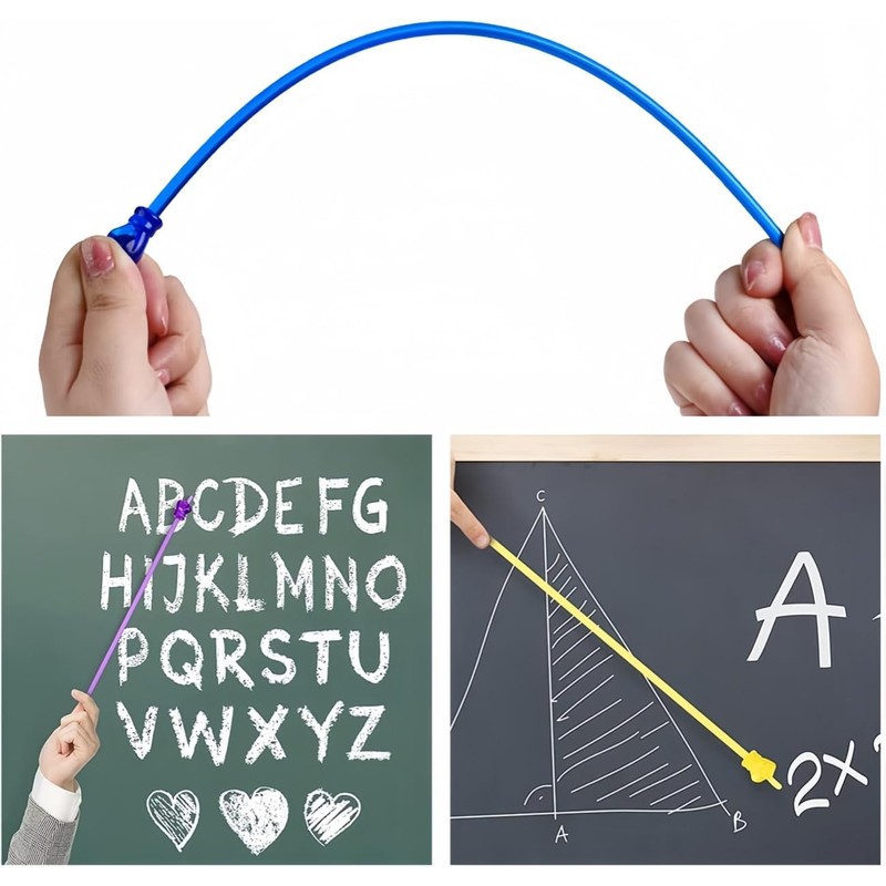 10PCS Children Finger Reading Stick,Teacher Pointer Finger Stick for Classroom,