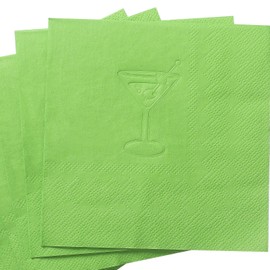 Crtiin 100 Pcs Martini Party Napkins embossed Martini Cocktail Paper Napkins for Bachelorette a Tini Bit Older Party Bar Birthday dinner Decor