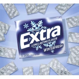 Extra Winterfresh Gum, 15 Count Sticks (Pack of 10)