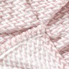 HOMESCAPES Pastel Pink Velvet Throw 130 x 160 cm Soft