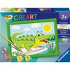 Ravensburger CreArt 23953 Crocodile on Land Painting by Numbers for