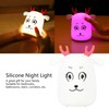 Innovative Cute Deer shaped Silicone Night Light USB Rechargeable Pat