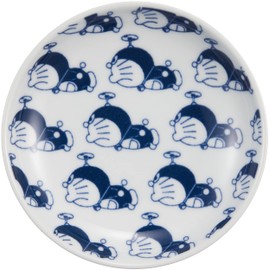 Kaneshotouki 009177 Doraemon Hasamiyaki Plate, Small Plate, Diameter 3.9 inches (10 cm), Takicopter White