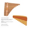 Musical Professional Panpipe Pan Flute 15 Pipes G Key Musical