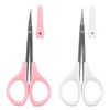 Samcos 2 Piece Set, Cutwork Scissors, Sewing Scissors, Protective Cap