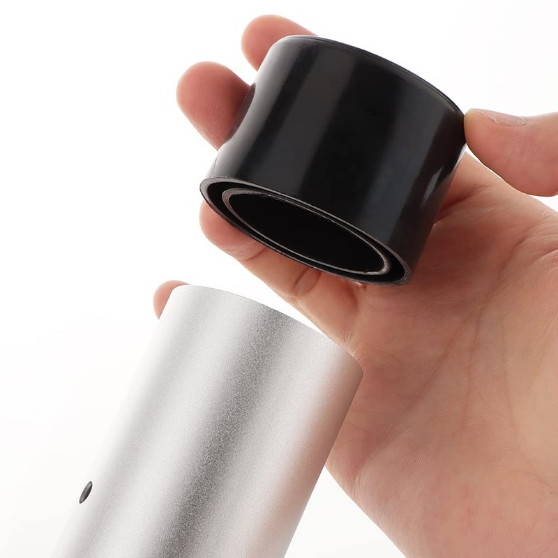 8 Pcs Black Rubber Fishing Rod Holder Tube Insert Protector,