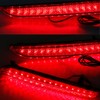 TOTMOX Back Bumper Reflectors Red Lens Red Light, Rear Bumper