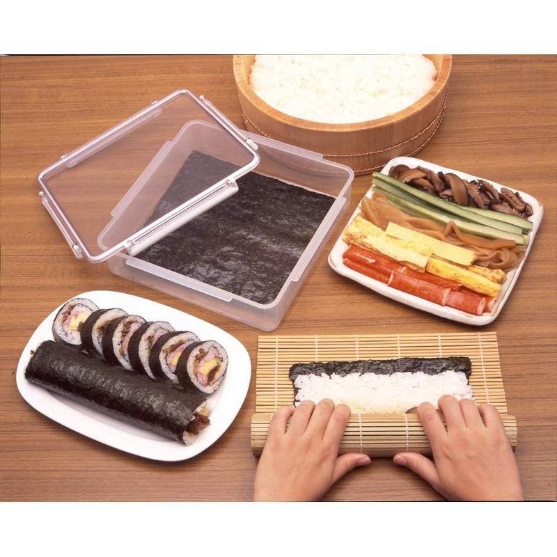 Homey Original Plastics Ware 150709 Locking Storage Container, Seaweed Case