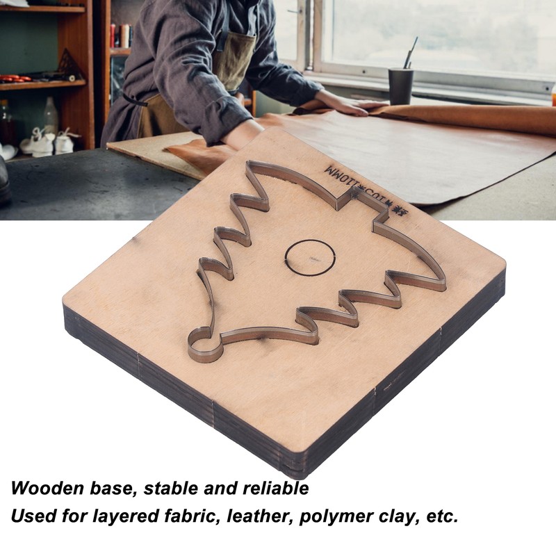 Leather Cutting Die Christmas Tree Shape Punch Cutter Craft Mould