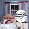 Coolty Pack of 60 Metal Curtain Rings Hanging Rings for