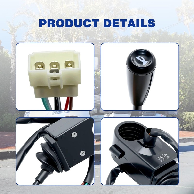 Turn Signal Switch Headlight Switch Fit for HDK, Evolution EV