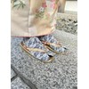 MiAn 2 Color Set, Double Lace Tabi Socks, Floral Pattern,