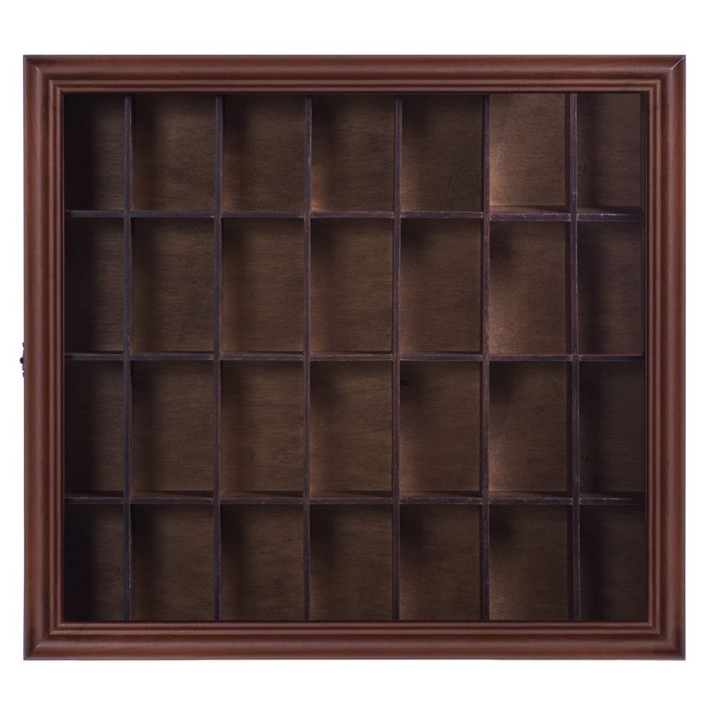 Gallery Solutions - 18x16 Shot Glass Collection - Display Case