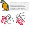 2pcs Adjustable Harness for Parrots Bird Harness Lead for Outdoor