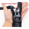 ByaHoGa 75 cm #20 Super Large Zip Plastic 2-Way Separable