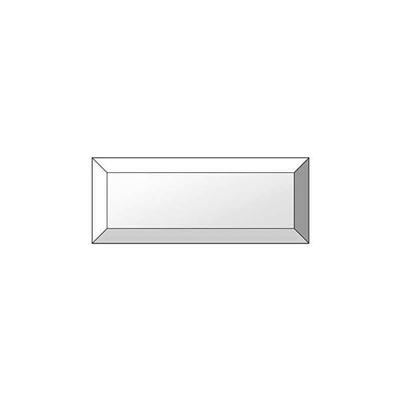 4" x 6" Beveled Glass Rectangle - 10 Pieces