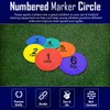 Splay Sequence Numbered Markers Circle | Indoor Outdoor Sports Training