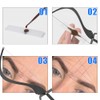 Joyzan Eyebrow Line Marker Ruler, Tattoo Brow Make Up Brow