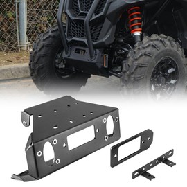 WeiSen Winch Mount Bracket Plate Compatible with Can-Am Commander 700 1000 MAX 2021-2025, Fit Maverick Trail Sport 700/800/1000 2018-2025