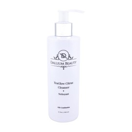 Dallium Beauty TeaGlow Citrus Cleanser – All Natural, Canadian Made, Facial Cleanser for Oily & Combination Skin.