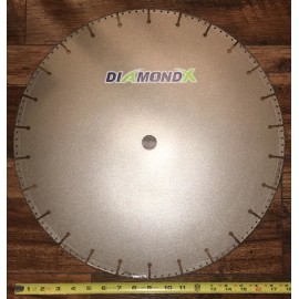 DiamondX 18” x 3/16”(approx) x 1” DiamondX Braised Diamond Cutoff Wheel/Saw Blade 24 Grit