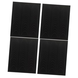 TOVINANNA 4 Sheets French Tip Guide Stickers for Nail Art Shape Manicure Tools for Accurate DIY French Manicure for Beginners and Professionals