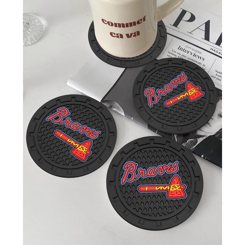 2PCS Car Cup Holder Coaster,Auto Cup Holder Insert Coaster for