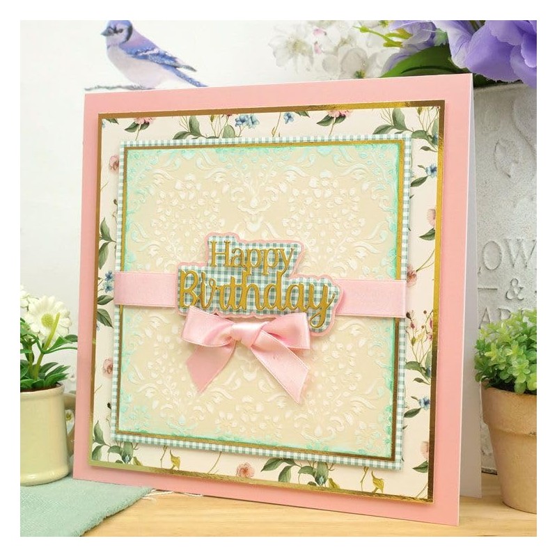 Hunkydory Crafts Cottage Wallpaper & Gingham Tablecloth Duo Design Pad