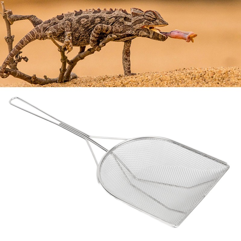 Reptile Sand Shovel Scooper Stainless Steel Fine Durable Litter Corner