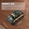 DAHONPA M4A3 Sherman Main Battle Tank Building Blocks for Adults,