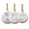 8\" 9.5\" 11\" Aluminum Egg Fry Pans 3 Piece Set