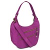 Travelon Convertible Hobo with RFID Protection - Magenta