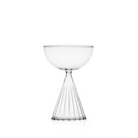 Ichendorf Milano Coppa Champagne, Collezione Tutù, 25 cl, Vetro Borosilicato, Fatto a Mano