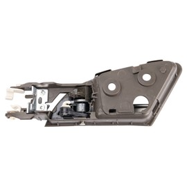 TRQ Passenger Side Interior Door Handle Taupe Housing with Silver Handle Compatible with 2008-2012 Honda Accord 2010-2011 Accord Crosstour